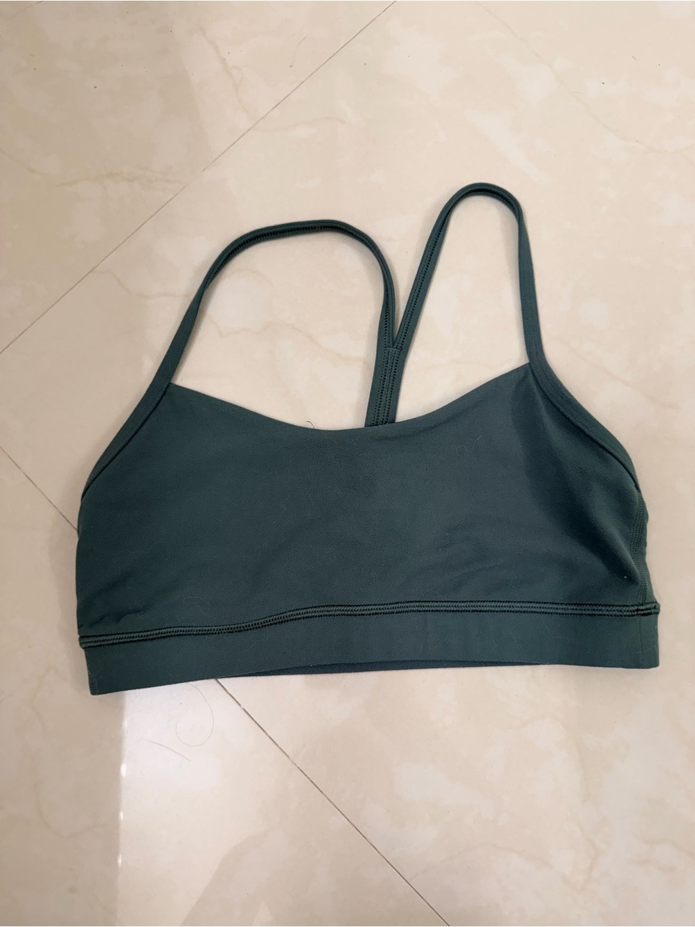 lululemon athletica Forest Green Align Y Sports Bra - No padding